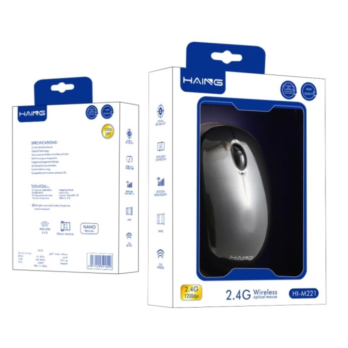 HAING HI-M221 2.4G Wireless Optical Mouse HAING HI-M221 2.4G Wireless Optical Mouse